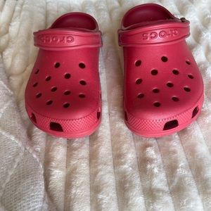 Red CROCS